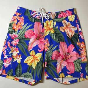 Abercrombie and Fitch floral swim trunks
